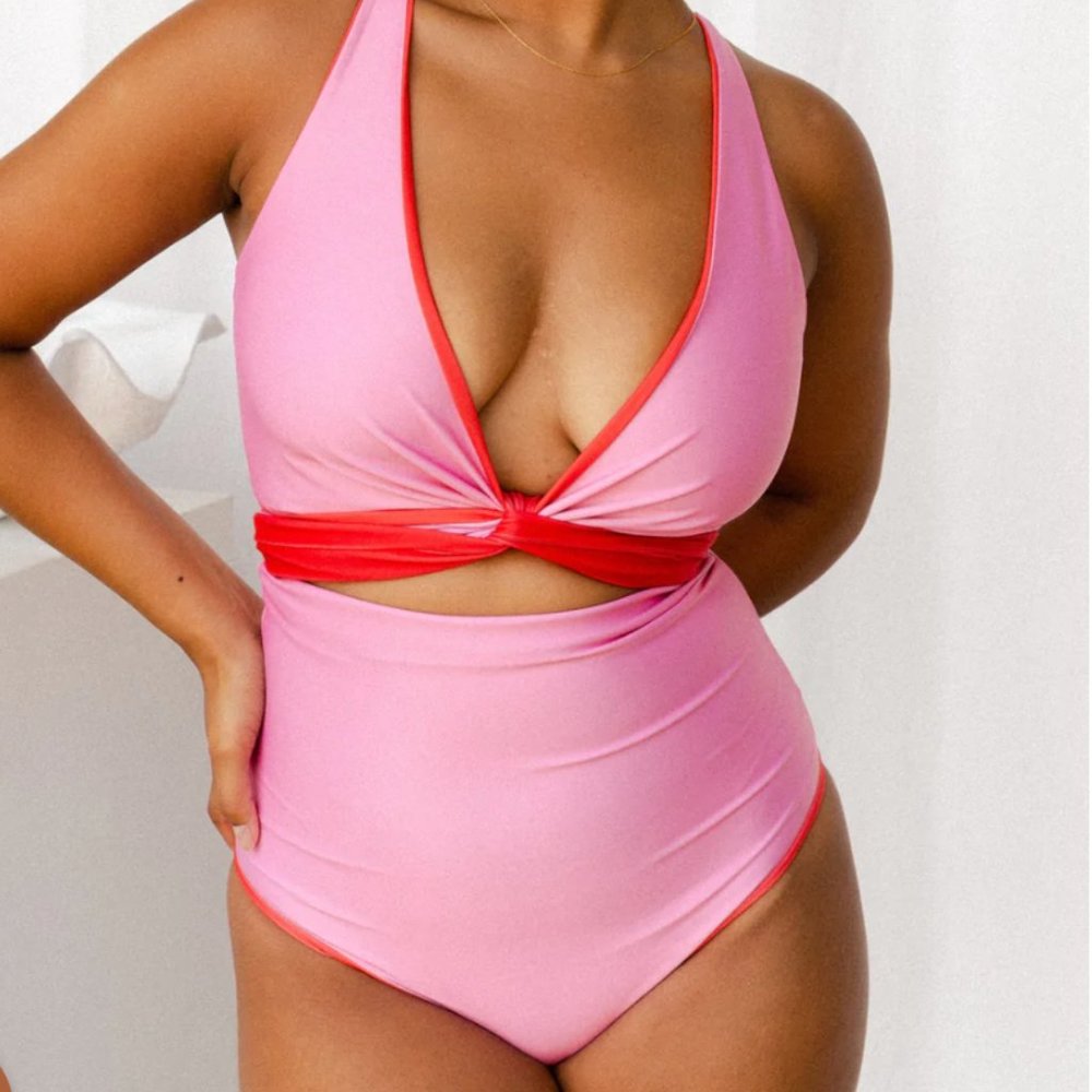 Reversible Bikini (top, bottom, AND sarong)